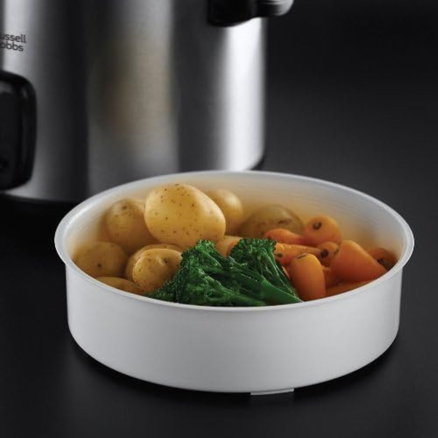le panier vapeur du cuiseur à riz russell hobbs cook@home 19750-56