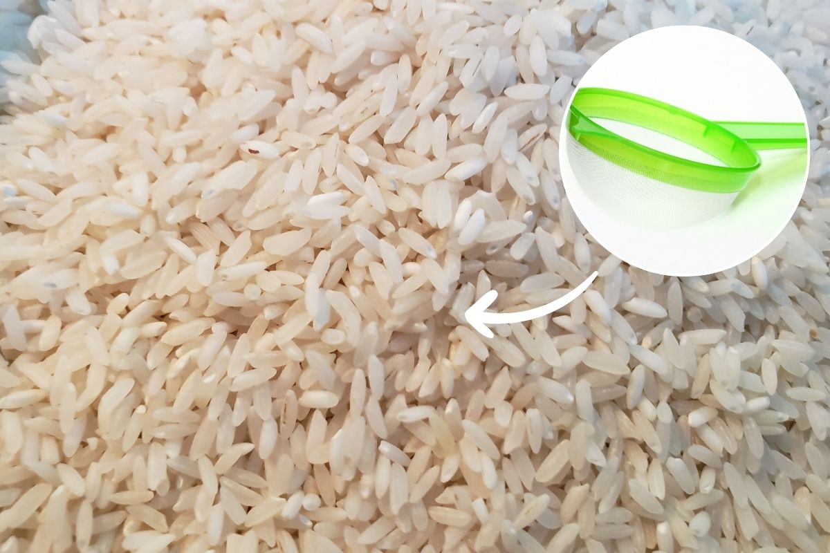 technique-cuisson-riz-vapeur-avec-passoire-et-eau-bouillante technique de cuisson du riz à la vapeur avec une passoire